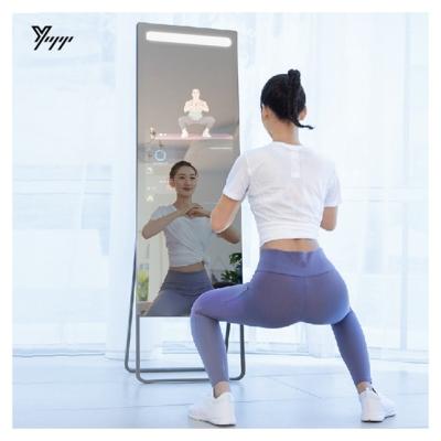 China Minimalist Fitness Full Body Sports Mirror Interactive Smart Touch Screen Mirror AI Magic Mirror for sale