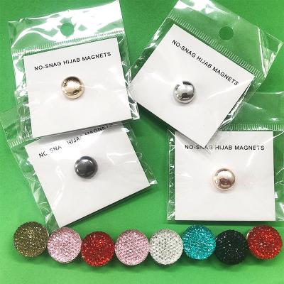 China Malaysia Environmental Friendly Wholesale Women Muslim Strong Magnet Pins For Scarf Hijab Accessories Magnetic Pin for sale