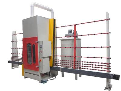 China Máquina automática de empuje de arena de vidrio vertical de 5 cañones con certificación CE para el procesamiento de vidrio en venta