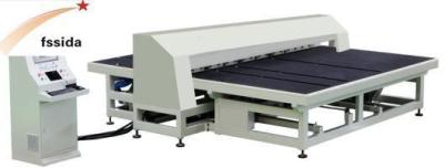 China Horizontale structuur Automatische cnc-glasplaat steen snijmachine voor gelamineerd gehard Te koop