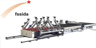 China Línea de corte de vidrio templado de doble cara CNC controlada por PLC cumple con la norma CE ISO TUV en venta