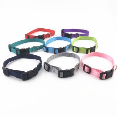 China Quick Release Variety Colors Available Solid Pet Collar Quick Release Collar Custom Dog Collar With Strap High Quality Type for sale