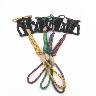 China Padded Rope Advance Reflecetive Dog Harness No-Pull Pet Harness Outdoor Adjustable Pet Leash Harness Set With High Quality for sale