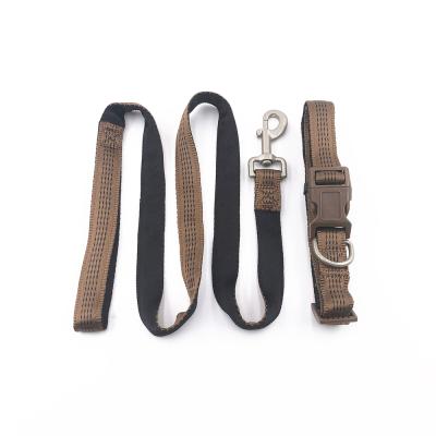 China New Fashion Durable Double Strap Personalized Design Dog Leash And Collar For Set Dog Walking Using for sale