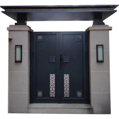 China Aluminum Elegant Outdoor Sliding Gate With Automatic Opening Pattern for sale