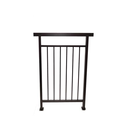 China 12ft Polished Rooftop Balustrade Decorative Balcony Fence Metal for sale