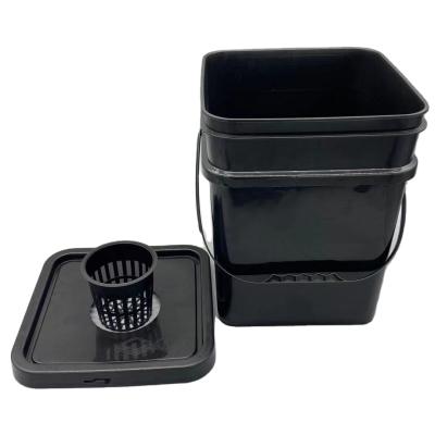 China Hot Selling Cheap Custom Sealed /EXC-Friendly DWC Recycled Plastic Clear Bucket 5 Gallon for sale