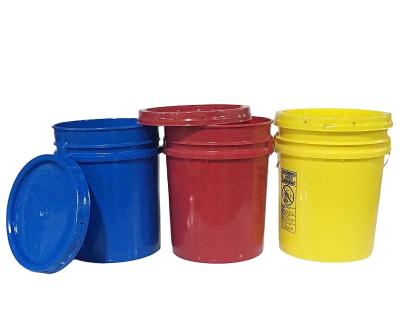 China Water 5 Gallon 6.5 Gallon 7.9 Gallon 20 L 25 L 30L Plastic Bucket With Tea-Tap Lid And Handle for sale