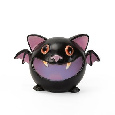 China Cute Cartoon Statue Creative Child's Cute Cartoon Statue China Resin Doll Bat Bedroom Halloween Decorations for sale