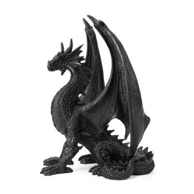 China China Customized Fantasy Tabletop Dragon Handmade Home Decor Resin Gothic Figurine for sale