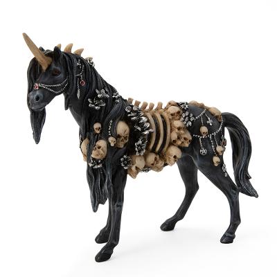 China China Customized Table Top Gift Resin Animal Unicorn Home Decorative Sculpture Gifts Ornament For Sale for sale