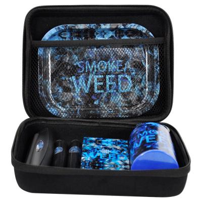 China Simply Latest Operation 2022 Smoking Tool Kits Ready To Go Smoking Tray Set With Hemp Tobacco Grinder Fast Shipping Design for sale