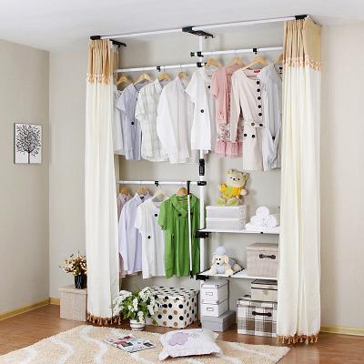 China Easy Assemble New Style Retractable Hangers Easy To Assemble Coat Garment Drying Rack On Sale for sale