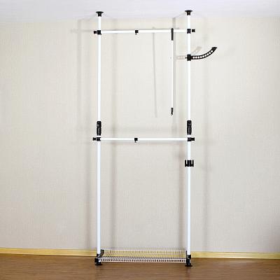 China Stocked Adjustable Pop Sales Space Saving Hanger Rack for sale