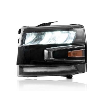 China Factory LED Light For Silverado 1500 2500HD 3500HD Front Headlights 2007-2013 With Reflector Headlight For Chevrolet Silverado OEM Standard Size for sale