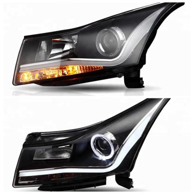 China PP+ABS wholesale VLAND manufacturer for Cruze headlight for 2010-2014 for Chevrolet cruze CRUZE LED head lamp wholesale price for sale