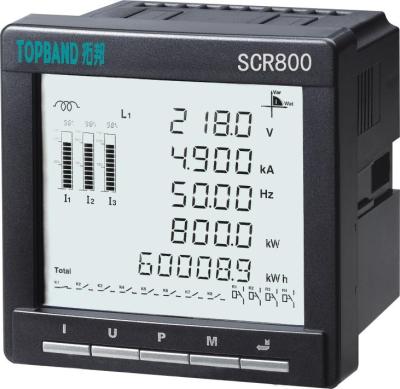 China Multi Channel 3 Phase 4 Wire Energy Meter Connection SCR800 for sale