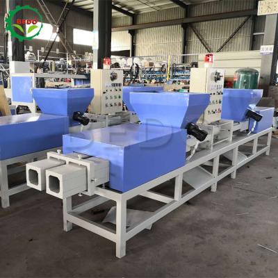 China Máquina de fabricación de bloques de aserrín de madera de 380V Control automático por PLC en venta