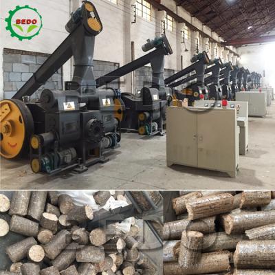 China 7000kg Powerful Biomass Briquette Press Machine Automatic 3800*3300*2200mm for sale