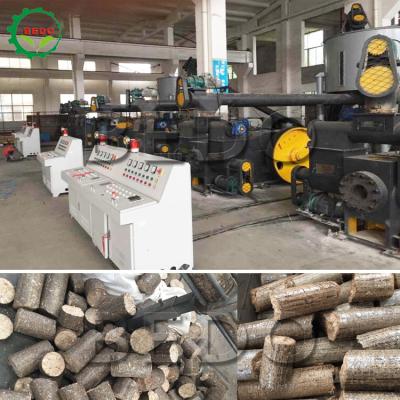 China 110 kW Biomasse Brikettiermaschine Effiziente Saugstaub Brikettiermaschine zu verkaufen