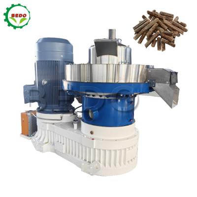 China 1500-2000 kg/h Gecentraliseerde smeermethode Houtpelletmachine met 3kw Truncator Power Te koop