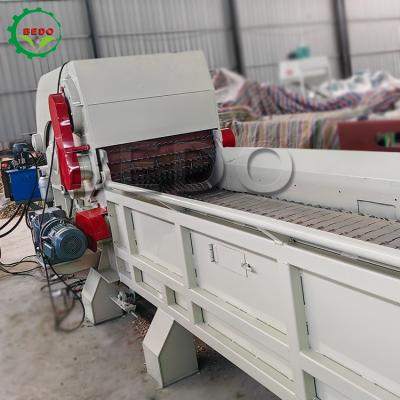 China Elektrische motor Houtbreker Machine 1000MM Breedte Feeder Einde Hout chips Grootte 25-35MM voor Hout Te koop