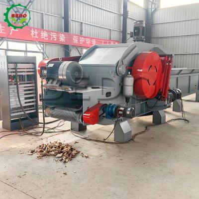 China 18-25T/H Capacity Wood Crusher Machine Designed With Feeding Motor Power 5.5KW 5.5KW for sale