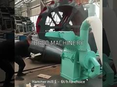 7.5kw Building Templates Wood Crusher Machine For Making Wood Sawdust