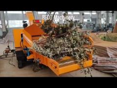 Strong Power Self-Feeding Garden Waste Leaves Tree Branch Shredder Machine