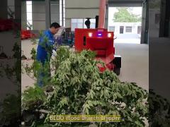 Diesel Mobile Wood Branch Bush Chipper Machine Hydraulic Feeding