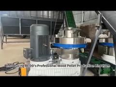 Stainless Steel 560mm Ring Die Wood Pellet Maker Production Machine