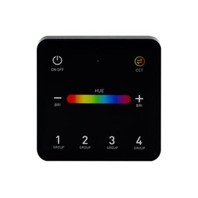 China Bluetooth MESH Smart Home System Touch Screen Wireless Free Stick Color Panel Switch Remote Control Dimming Lamps 86*86*15mm for sale