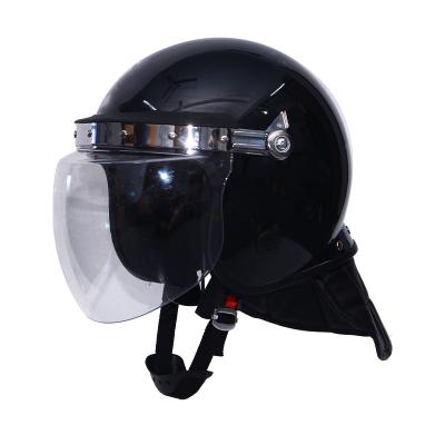 China Professional Police Equipment Anti Riot Helmet With Full Mask Police Riot Helmet 580mm-600mm for sale