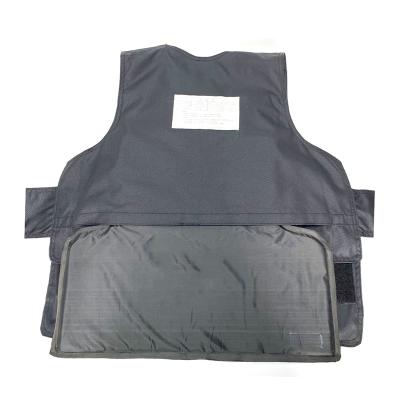 China PE Level 3 Bullet Proof Vest Black 2.83Kg Bullet Proof Vest Iiia for sale