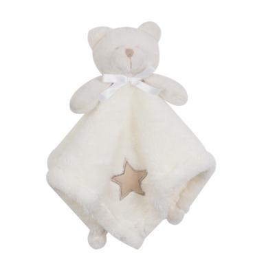 China Anti-Static Unisex Nursery Character Soft Toys Snuggle Plush Baby Bear Safety Blanket for sale