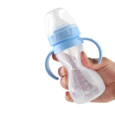 China BPA Free Silicone Baby Milk Food Grade Brand BPA Free OEM Baby Bottle for sale