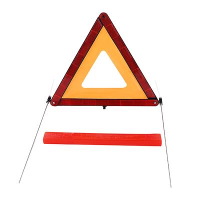 China E-Mark High Visibility Safety Road Light Car Emergency Tool Kit Sign Tripod Flashing Warning Triangle For Road Safety for sale