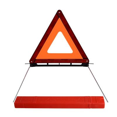 China GPPS+HIPS Safety Triangle Roadway Safety E-Mark Traffic Sign Post Factory Vehicle Emergency Tools Reflective Warning Triangle (HX-D8A) for sale