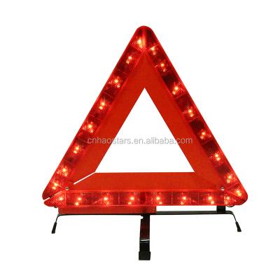 China Auto Backup Battery Roadside Flashlight Emergency Stop LED Quickly Warning Triangle for sale