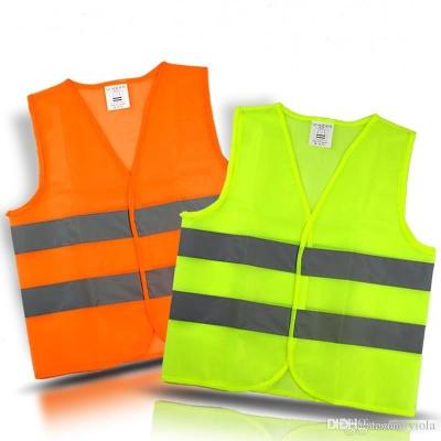 China cheap uniform 100% polyester reflective safety vest for outdoor working for sale