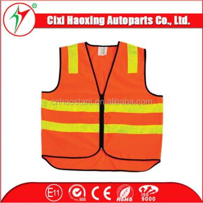 China Fashionable 100% polyester most popular reflective quality safety vest for sale