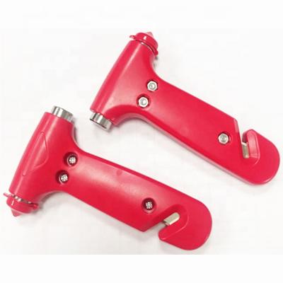 China Two in One China Whosale Mini Safety Hammer Car Escape Tool Emergency Window Glass Breaker HX-D15A for sale