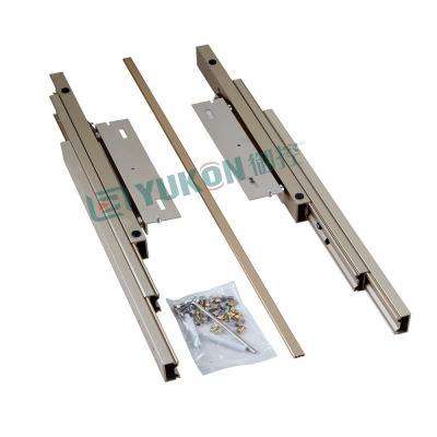 China Aliminum Fold Table Slide Aluminum Alloy Pull Out Fold Out Drawer Table Extension Sliding Mechanism for sale