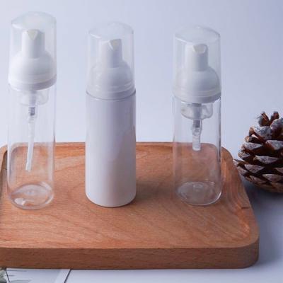 China BEAUTY PACKAGING custom size 100ml chinese foaming pumping glaass bottle squishy glass spare parts for sale