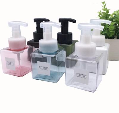 China BEAUTY PACKAGING Chinese Supplier 250ml Foam Plastic Bottle 250ml Pet Square With Free Sample High Quality for sale