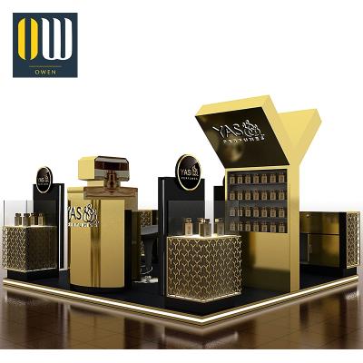 China Perfume kiosk furniture perfume kiosk design showcase perfume mall kiosk commercial deployment design for sale