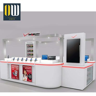 China Mobile phone mall kiosk phone display kiosk mobile phone commercial deployment kiosk for sale for sale