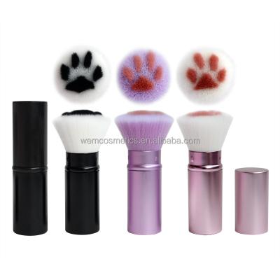 China Angular Blush Cat Claw Makeup Brush Portable Super Cute Retractable Cosmetic Tools Foundation Concealer Kawaii Blush Powder Brush Makeup Gift for sale