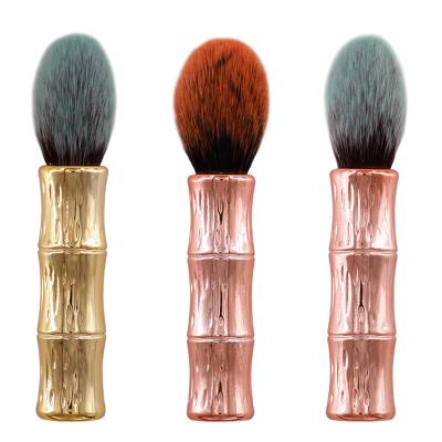 China Angular Blush New Beauty Flame Bamboo Joint Brush Highlight Sweep Loose Powder Makeup Brush for sale