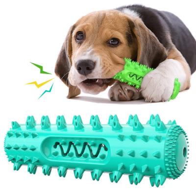 China Viable Popular Bite Resistant Tooth Cleaner Sounding Toothbrush Toy Dog Tooth Grinding Stick Toy Dog Float Toy for sale